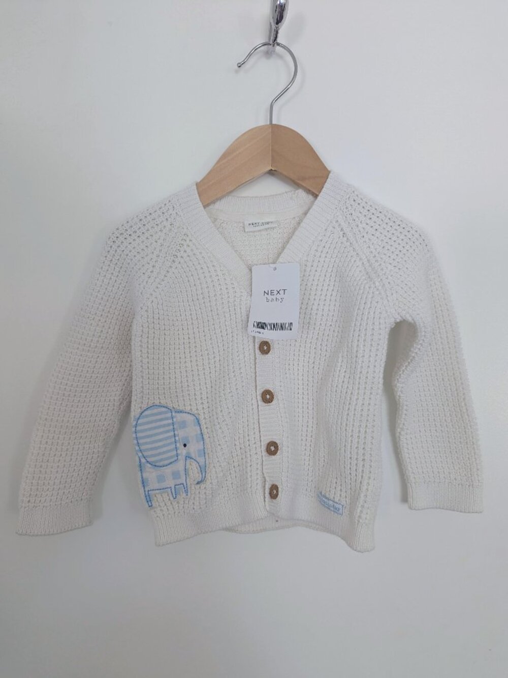 Next Baby crochet knit cardigan 12-18 months